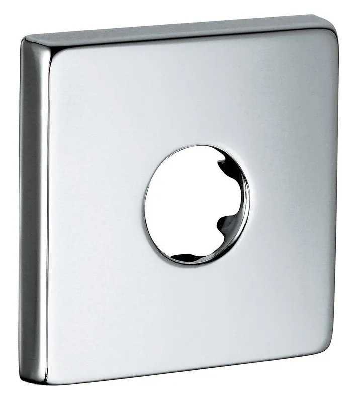 GROHE 48118000 Universal Square Escutcheon in Chrome for Tub/Shower Faucets