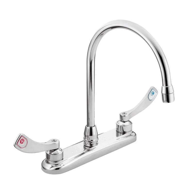 Moen 8289 M-DURA Two Handle Kitchen Faucet in Chrome