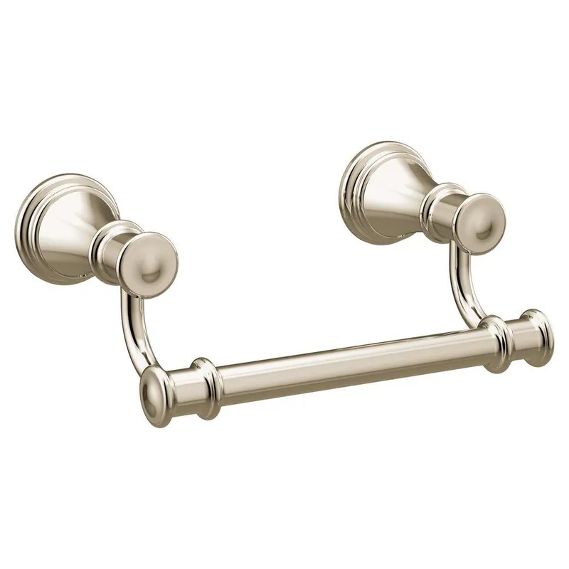 Moen YB6408NL Belfield Wall Mount Toilet Tissue Holder in Polished Nickel