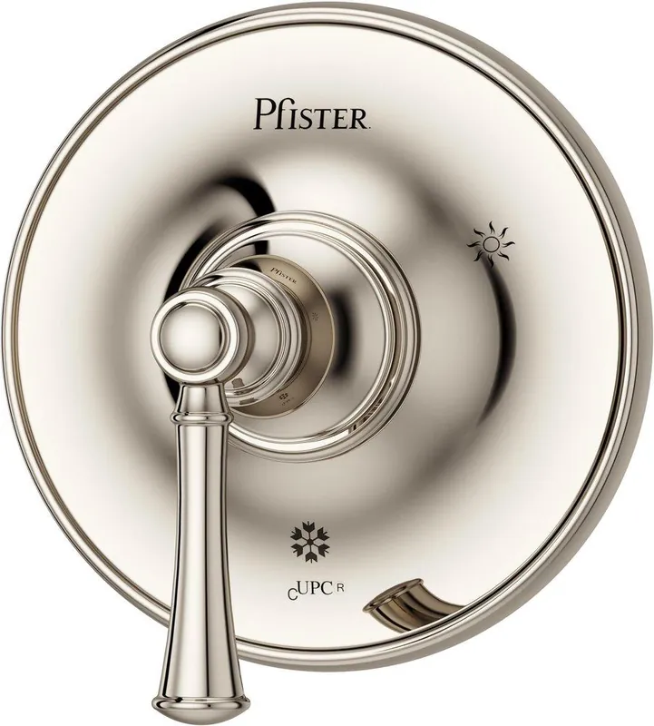 Pfister R89-1TBD Tisbury Single Handle Pressure Balancing Valve Trim in Polished Nickel