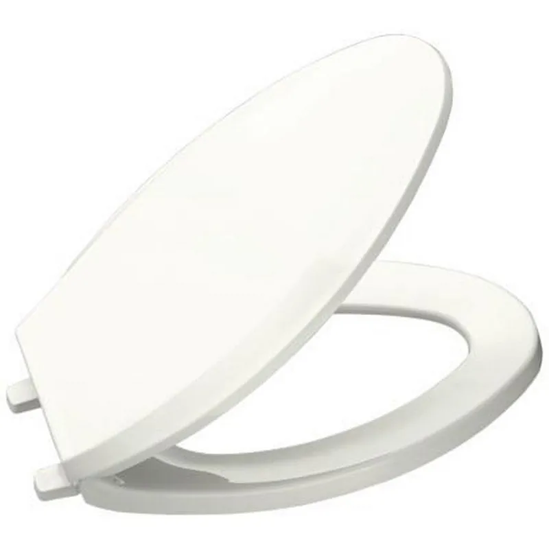 Kohler 4652-71 Lustra Quick-Release Elongated Closed Front Toilet Seat with Cover in Seafoam Green