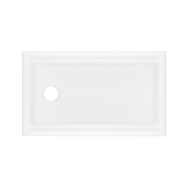 Rohl ALUM3319WS00 Allia 33 Fireclay Undermount Chef/Workstation Sink in White
