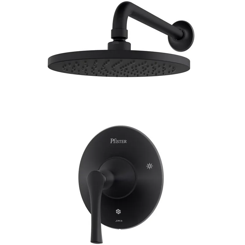Pfister LG89-7RHB Rhen One Handle Single Function Shower Faucet in Matte Black (Trim Only)