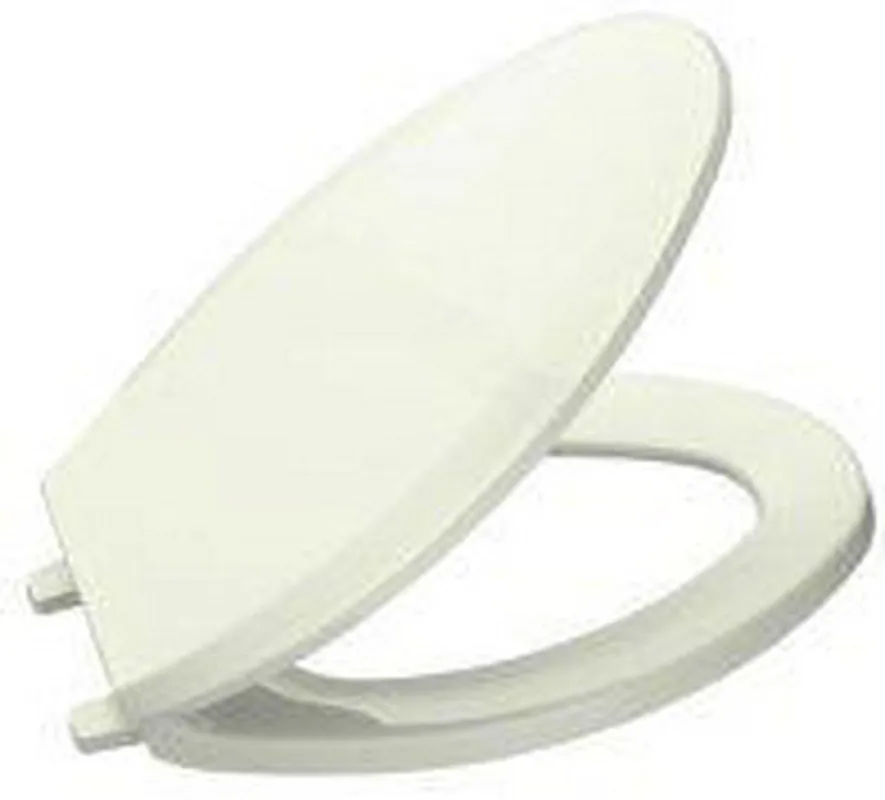 KOHLER 4652-56 Lustra Quick-Release Elongated Closed Front Toilet Seat with Cover