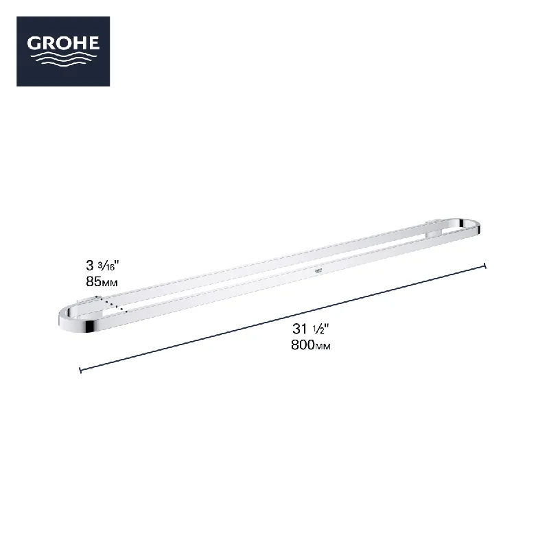 Grohe 41058000 32 Towel Bar in Grohe Chrome