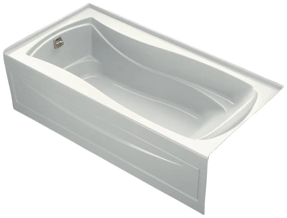Kohler 1259-LA-0 Mariposa Soaker Alcove Bathtub with Left Drain
