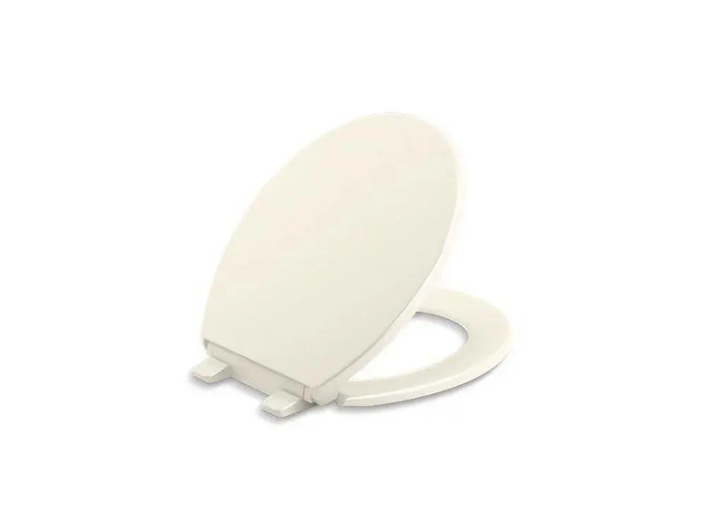 KOHLER 20111-96 Brevia Quiet-Close Round Closed Front Toilet Seat