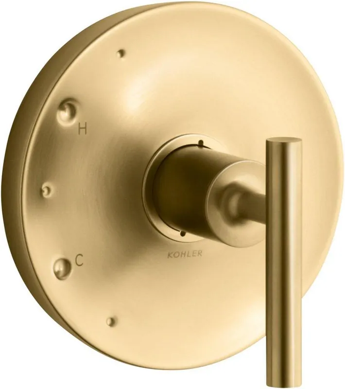 KOHLER TS14423-4-2MB Purist Single Handle Pressure Balancing Valve Trim