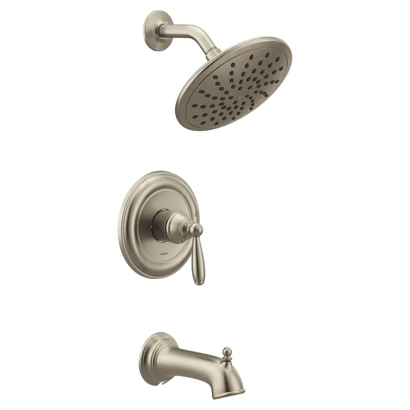 Moen UT2253EPBN M-CORE 2-Series Eco Performance 1-Handle Tub and Shower Trim Kit in Brushed Nickel