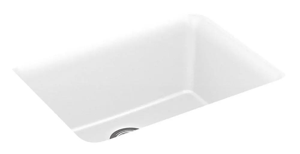 Kohler 28001-CM6 Cairn 24-1/2 x 18-5/16 No Hole Composite Single Bowl Undermount Kitchen Sink