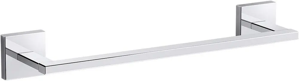 Kohler 23286-CP Square 12 in. Towel Bar in Polished Chrome
