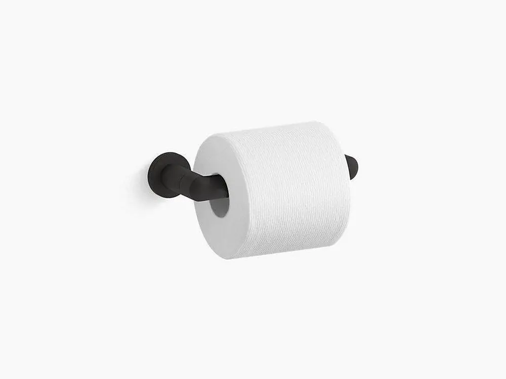 KOHLER 24549-BL Kumin 18 in. Grab Bar in Matte Black