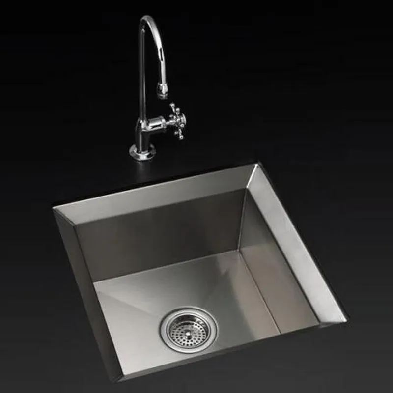 Kohler 3391-NA Poise 18 x 18 in. No-Hole Undermount Bar Sink