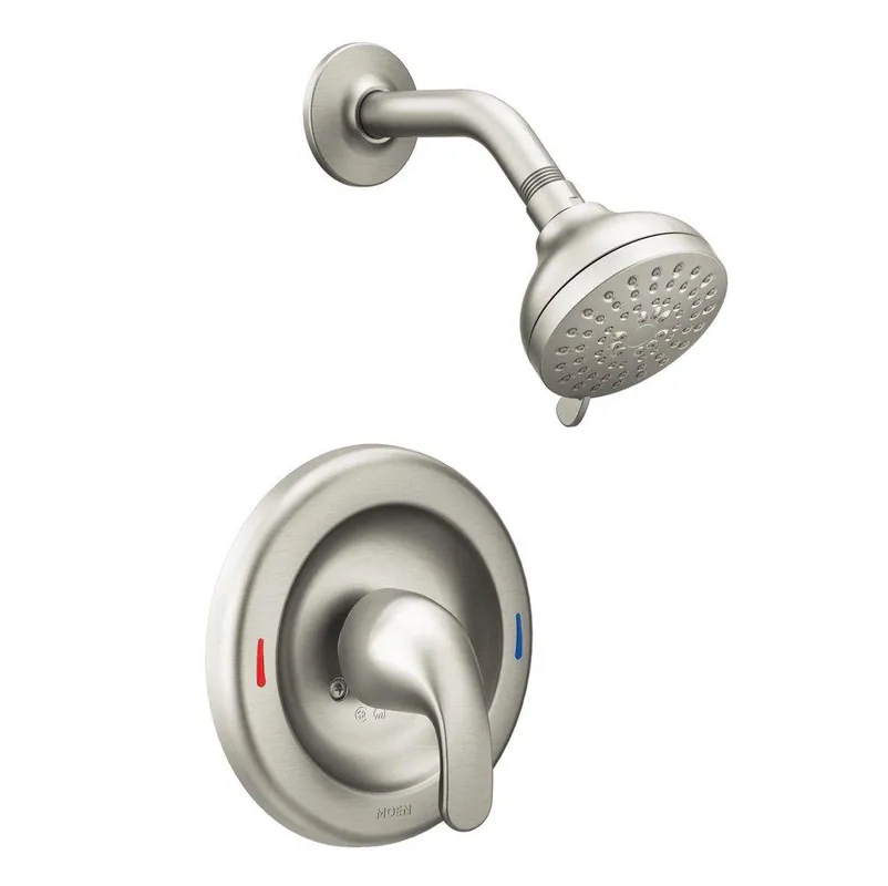 Moen 82604SRN Adler Single Handle Shower Faucet in Spot Resist Brushed Nickel