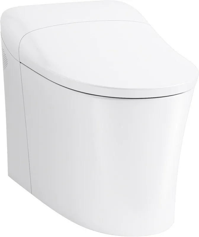 KOHLER 77795-0 Eir Comfort Height 0.8 gpf/1.0 gpf Elongated Dual Flush One Piece Toilet