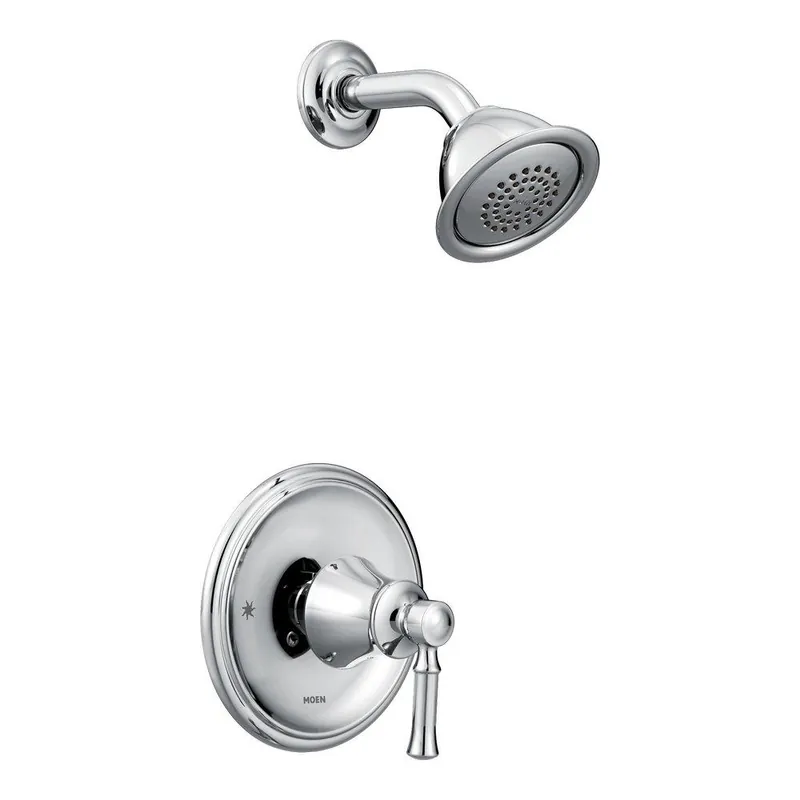 Moen T62182 Dartmoor One Handle Single Function Shower Faucet in Polished Chrome (Trim Only)