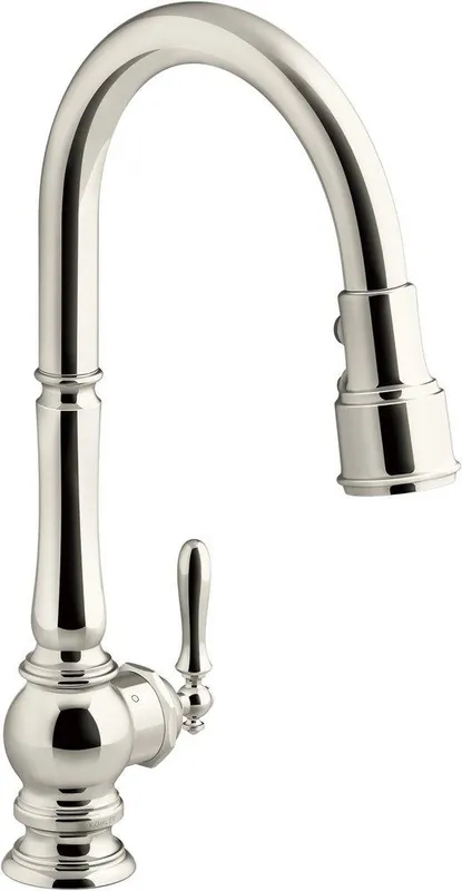 Kohler 29709-SN Artifacts Single Handle Pull Down Touchless Kitchen Faucet