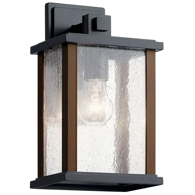 Kichler 59017BK The Marimount 12.75in 1 Light Outdoor Wall Light