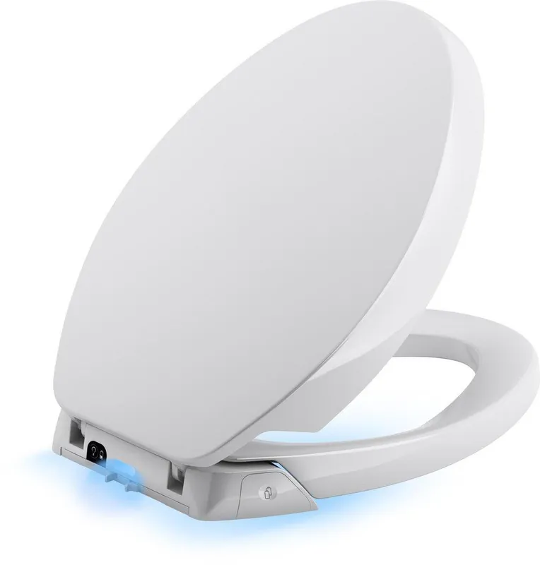Kohler 5588-0 Purefresh Elongated Closed Front Toilet Seat in White