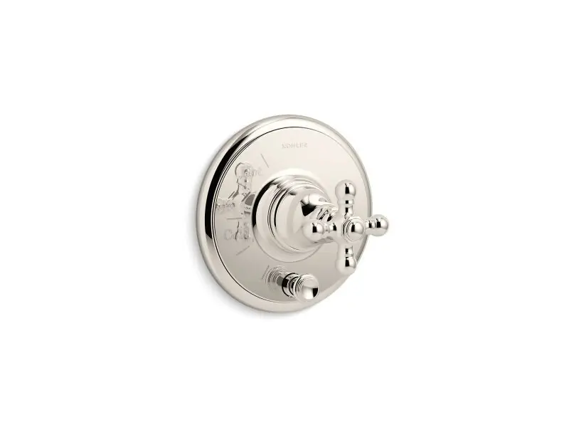 Kohler T72768-3-SN Artifacts Pressure Balance Trim Kit Vibrant Polished Nickel