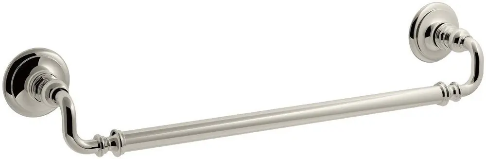 Kohler 72567-SN Artifacts 18 in. Towel Bar in Vibrant Polished Nickel