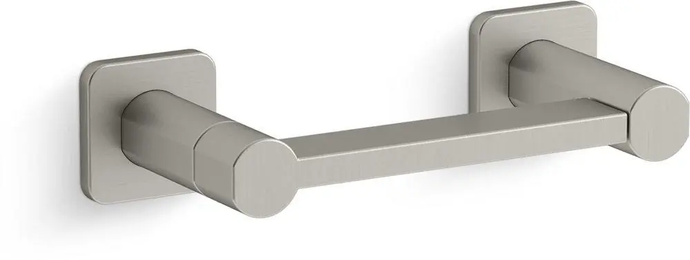 KOHLER 23528-BN Parallel Wall Mount Toilet Tissue Holder in Vibrant Brushed Nickel