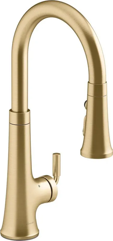 KOHLER 23766-2MB Tone Single Handle Pull Down Touchless Kitchen Faucet