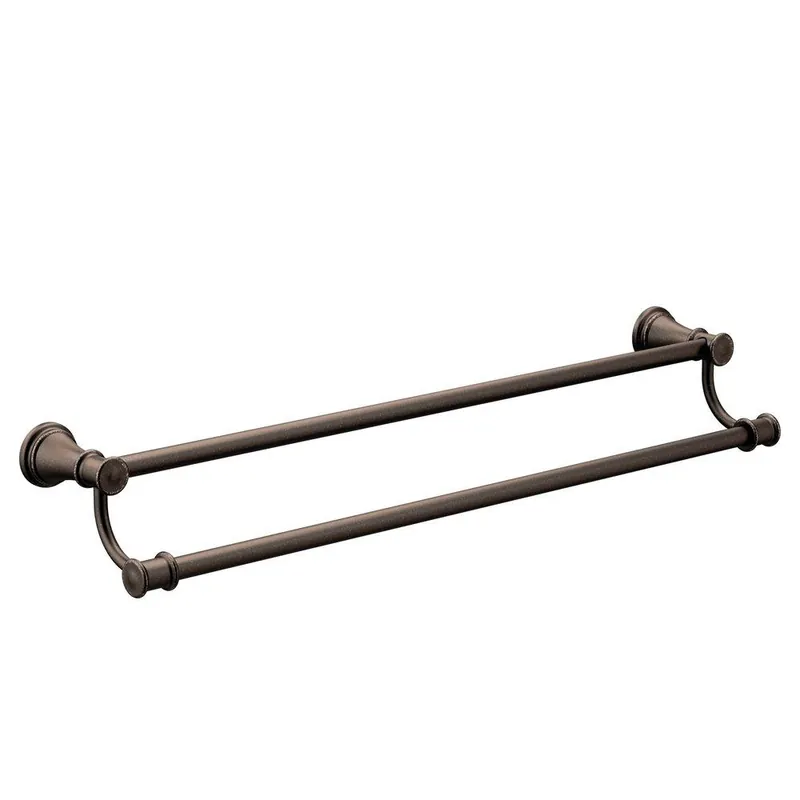 Moen YB6422ORB Belfield 24 in. Double Towel Bar in Oil Rubbed Bronze