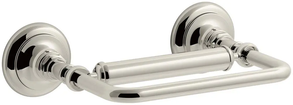 Kohler 72573-SN Artifacts Wall Mount Toilet Tissue Holder in Vibrant Polished Nickel