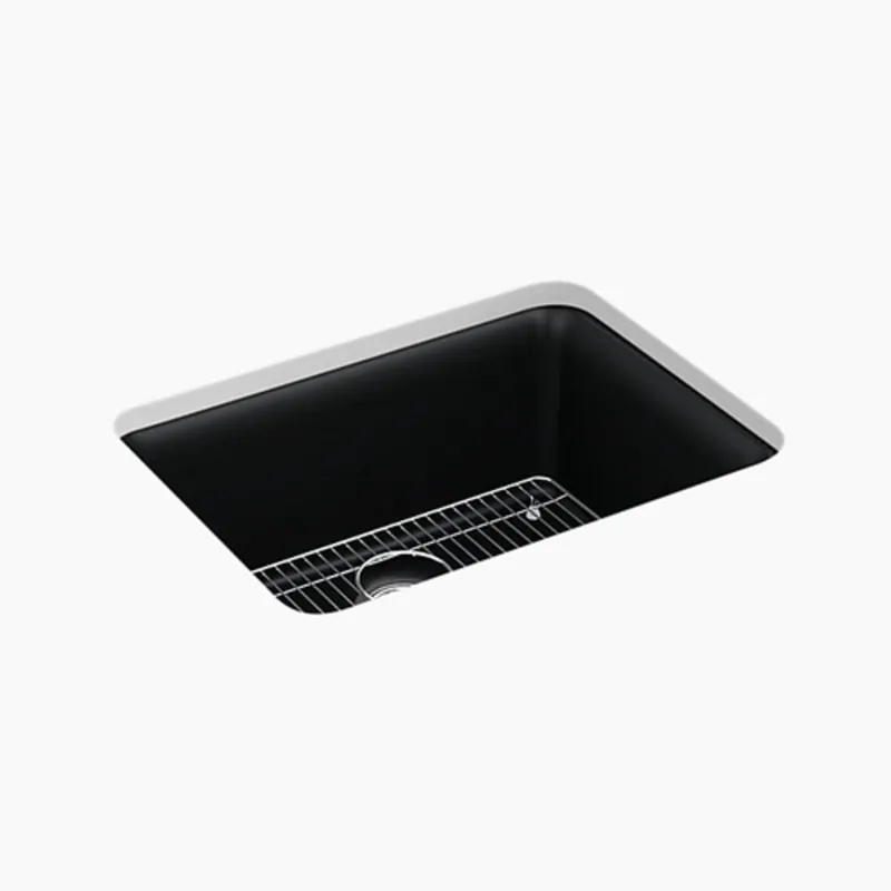 Kohler 28001-CM1 Cairn 24-1/2 x 18-5/16 in. No Hole Composite Single Bowl Undermount Kitchen Sink