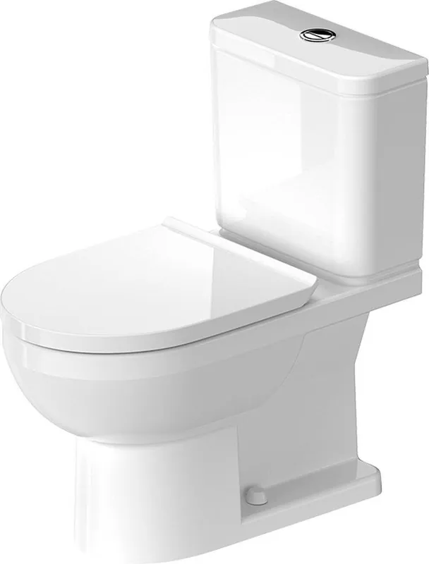 Duravit D4060300 DuraStyle Durastyle Basic Two-Piece Toilet Tank And Bowl White