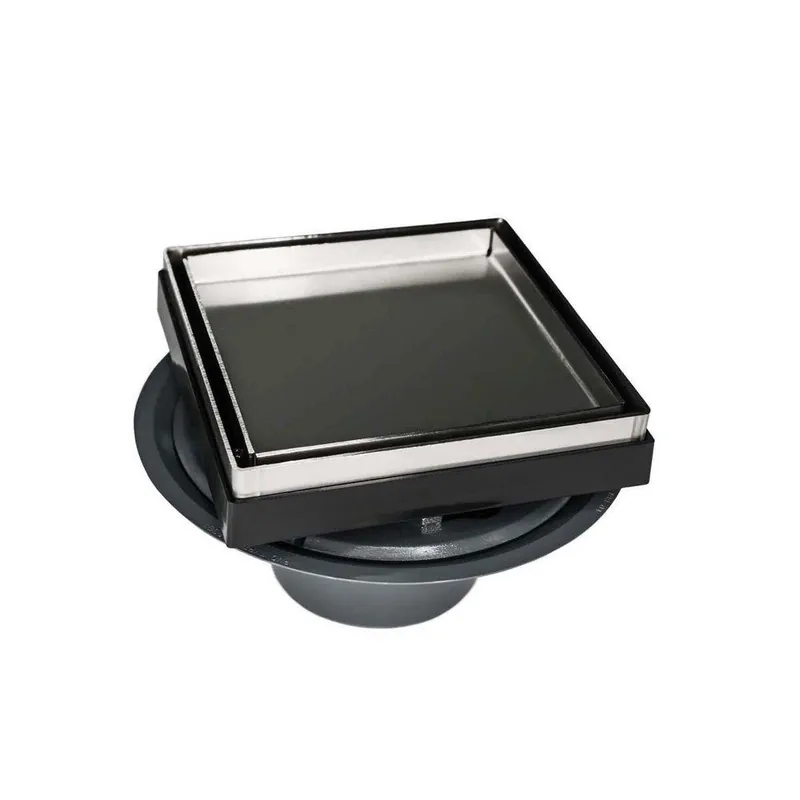 Infinity Drain LTD5-2APS LTD 5 Series 2 In. Threaded Plastic Stainless Steel Floor Drain
