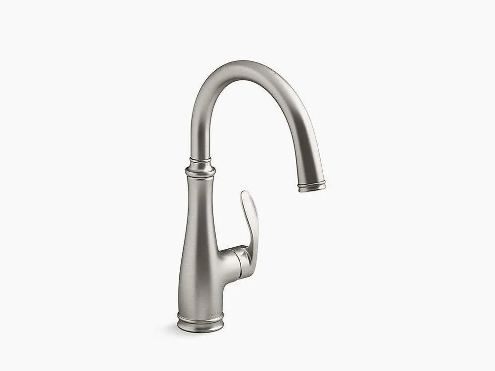 KOHLER 29107-VS Bellera Single Handle Bar Faucet in Vibrant Stainless