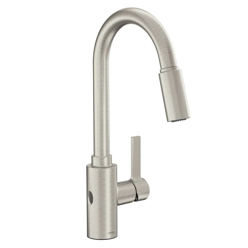 Moen 7882EWSRS Genta LX Touchless Single-Handle Pull-Down Sprayer Kitchen Faucet with MotionSense Wave