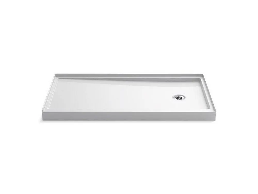 Kohler 8458-0 Rely 60 in. x 32 in. Shower Base with Right Drain in White