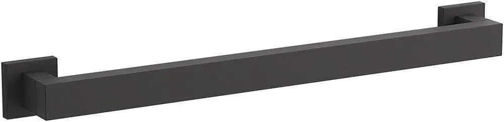 Kohler 23294-BL Square 18 in. Grab Bar in Matte Black