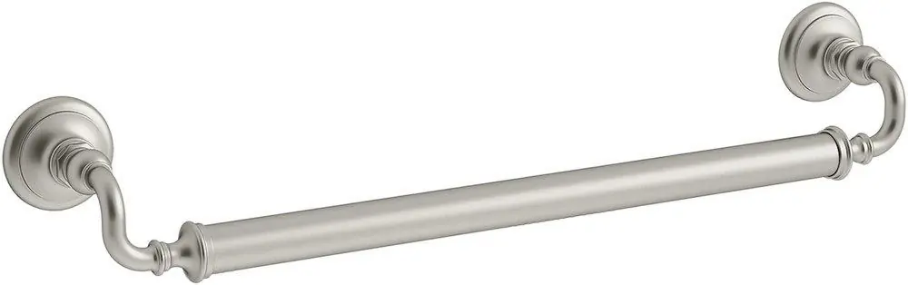Kohler 25156-BN Artifacts 24 in. Grab Bar in Vibrant Brushed Nickel