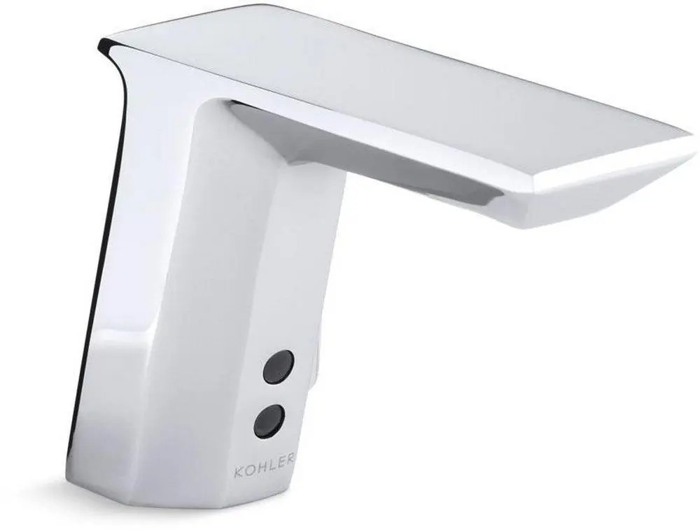 KOHLER 7517-CP Geometric Sensor Bathroom Sink Faucet in Polished Chrome