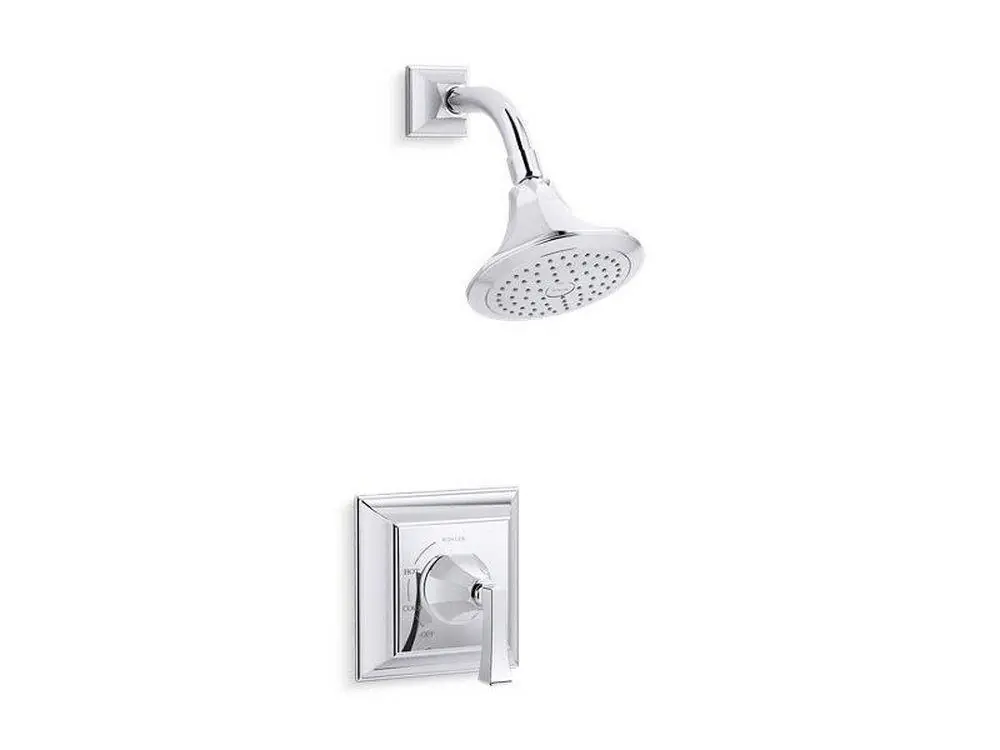 Kohler TS462-4V-CP Memoirs Stately One Handle Single Function Shower Faucet in Polished Chrome (Trim Only)
