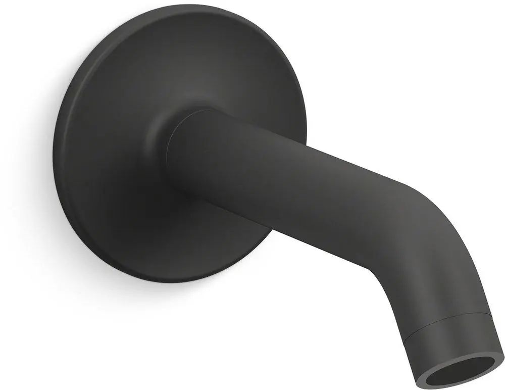 Kohler 14426-BL Purist Non-Diverter Tub Spout in Matte Black