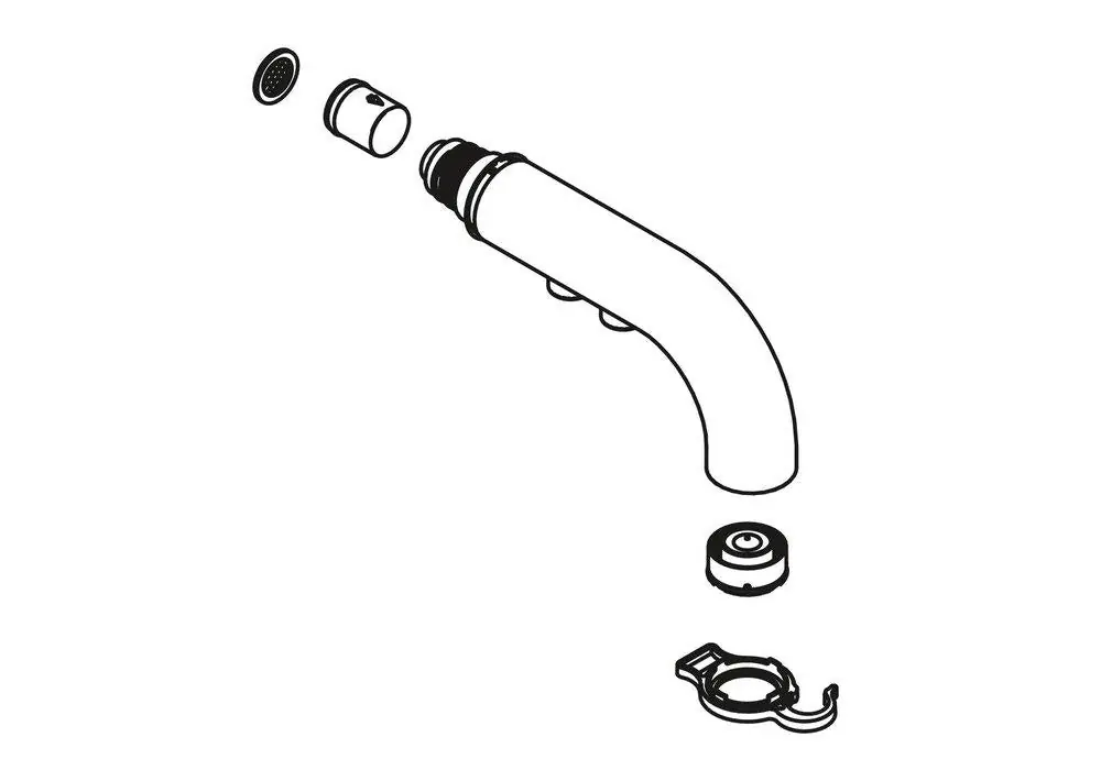 Kohler 1148476-VS Repair Spray for Kohler K-7505 Purist Primary Pullout Kitchen Faucet