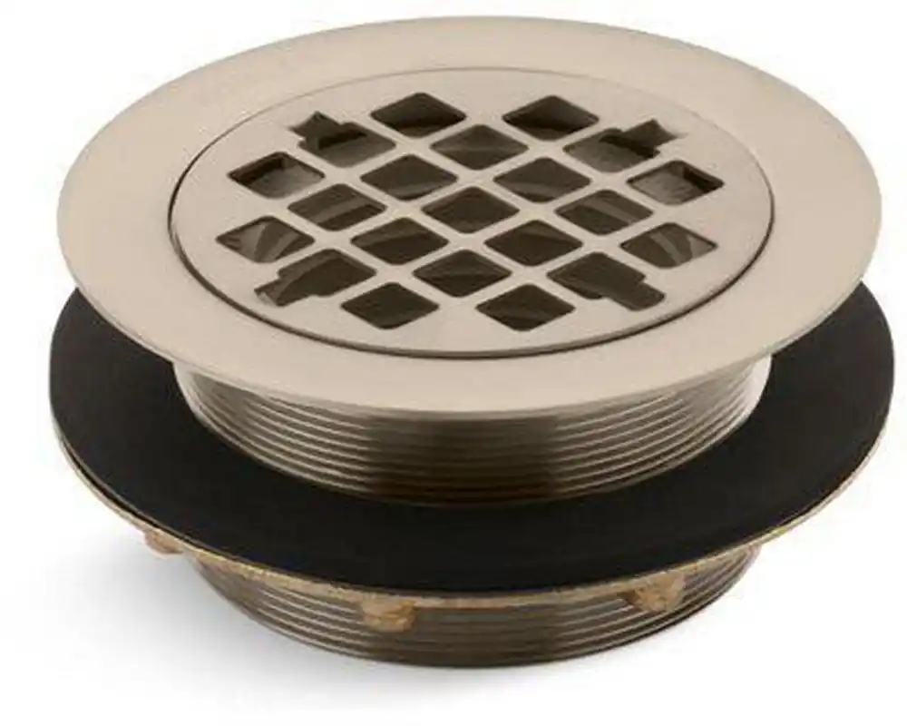 Kohler 9132-BV Devonshire 2 in. Inside Caulk Bronze/Brass Vibrant® Brushed Bronze Shower Drain