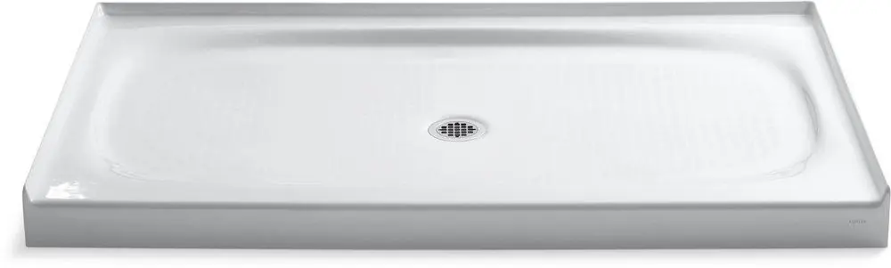 Kohler 9055-0 Salient 60 in. x 36 in. Shower Base with Center Drain in White