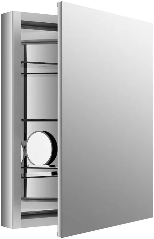 Kohler 99007-NA Verdera Aluminum Medicine Cabinet with Slow Closing Door