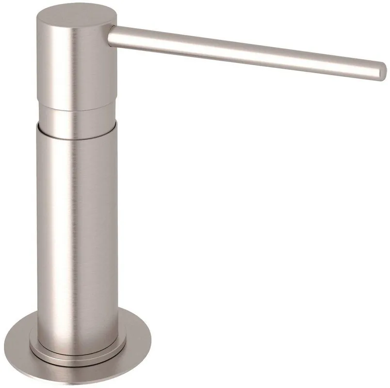Rohl LS2150STN Modern 4-3/4 in. 12 oz Kitchen Soap Dispenser in Satin Nickel