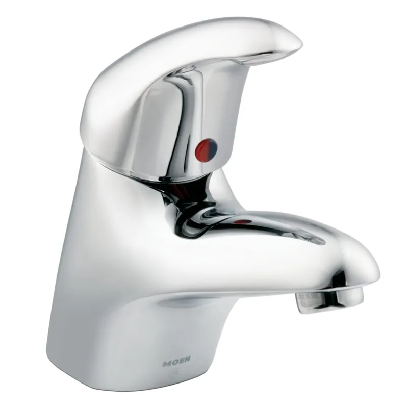 Moen 8417F05 M-DURA Commercial Single Hole Single-Handle Bathroom Faucet in Chrome