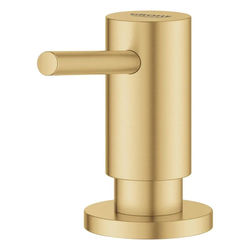 GROHE 40535GN0 Cosmopolitan 15 Oz. Deck Mount Brass Soap Dispenser With Metal And Plastic Trim In Brushed Cool Sunrise