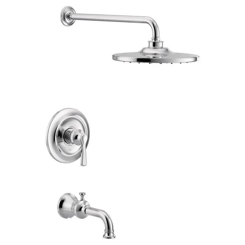 Moen UTS344303EP One Handle Single Function Bathtub & Shower Faucet in Chrome (Trim Only) Replacement MPN