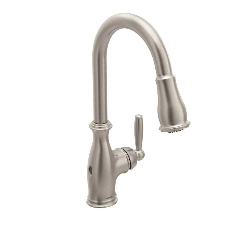 Moen 7185EWSRS Brantford Single Handle Pull Down Touchless Kitchen Faucet in Spot Resist Stainless