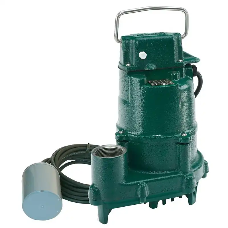 Zoeller 151-0005 115V 1/3 HP High Head Effluent Pump With Variable Level Float Switch